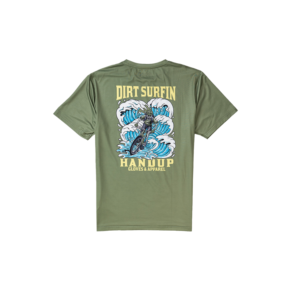 Youth ActiviTEE - Dirt Surfin' Moss Green