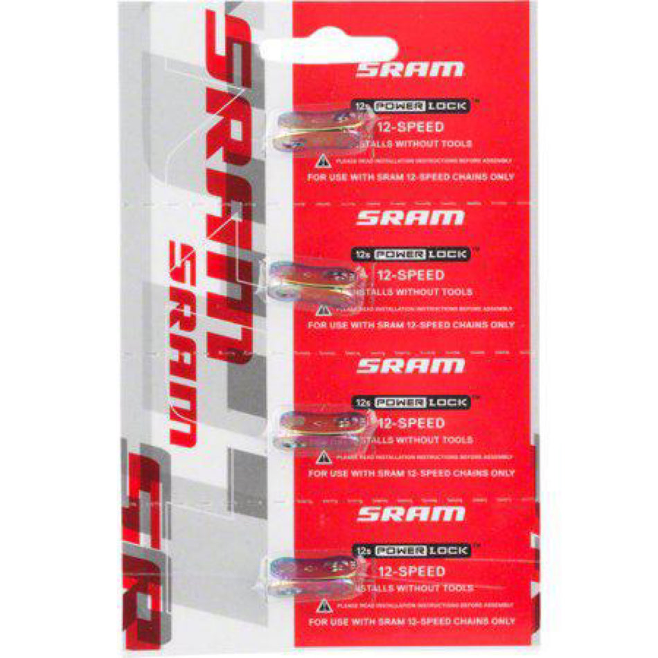 SRAM Eagle Powerlock Link for 12 Speed Chain Rainbow Finish Card/4