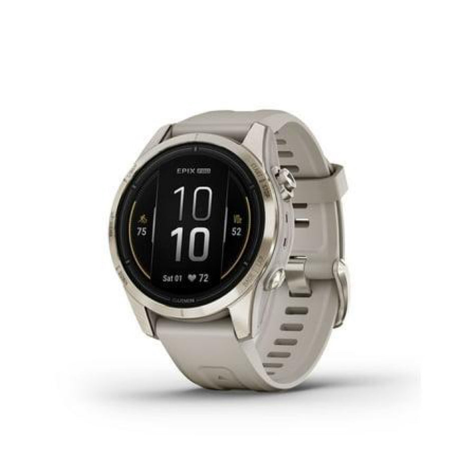 Garmin Epix Pro (Gen 2) Sapphire Edition 42mm Soft Gold with Sand Band