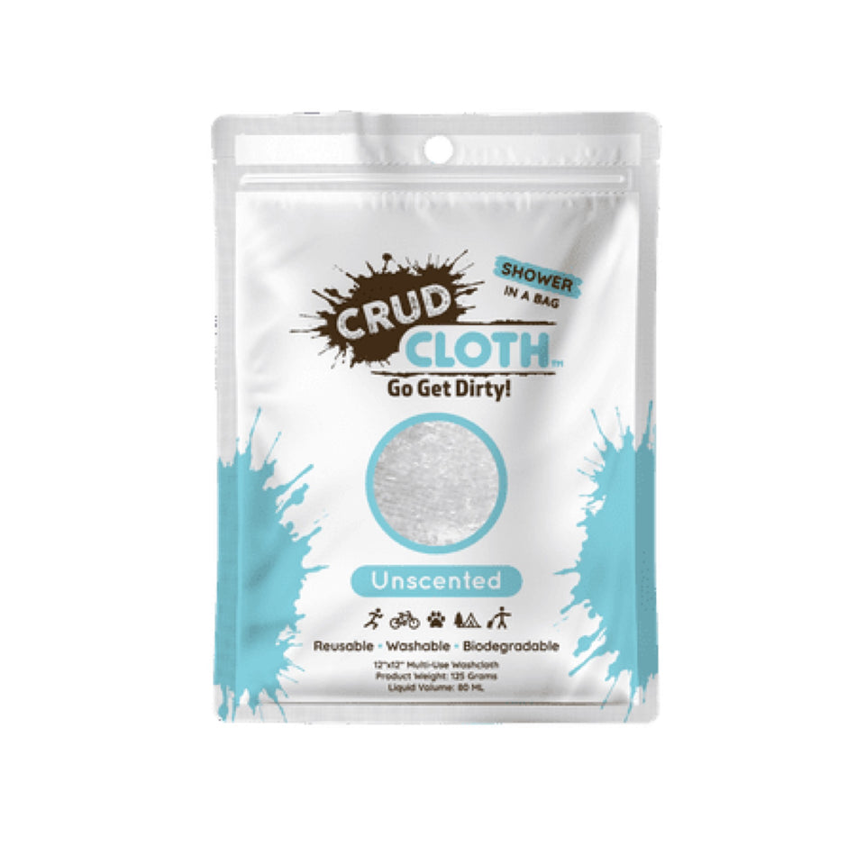 Crud Cloth Shower in a Bag - Unscented Disposable Cleanser Wash 12x12